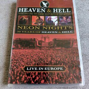 HEAVEN & HELL NEON NIGHTS LIVE IN EUROPE DVD